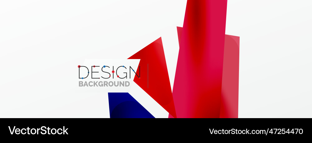Background color abstract overlapping lines vector image