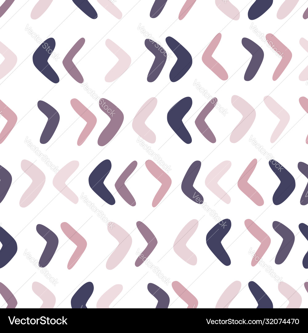 Check marks seamless pattern isolated on white Vector Image