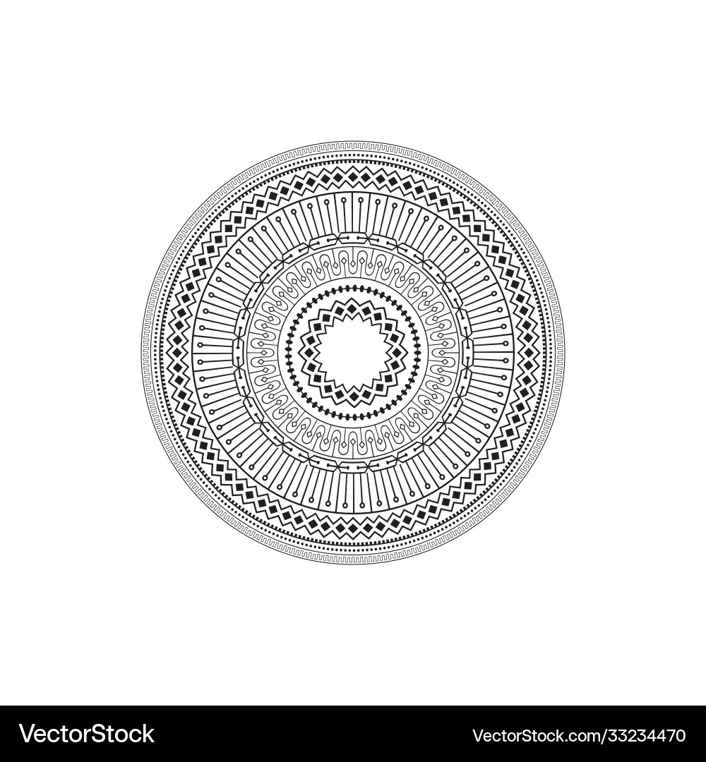 Circular pattern in form mandala Circular pattern in form mandala vector image