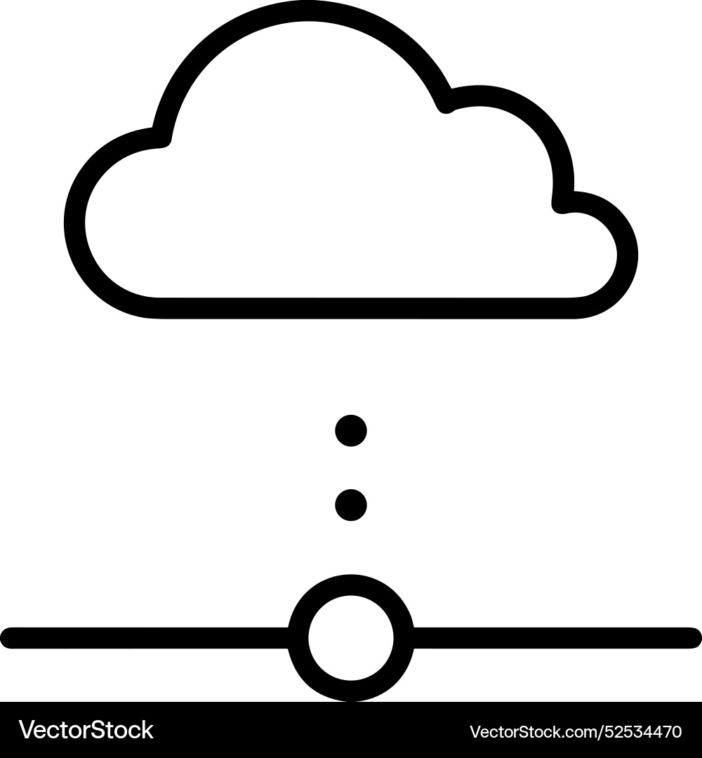 Cloud storage icon symbol image of the hosting Cloud storage icon symbol image of the hosting vector image