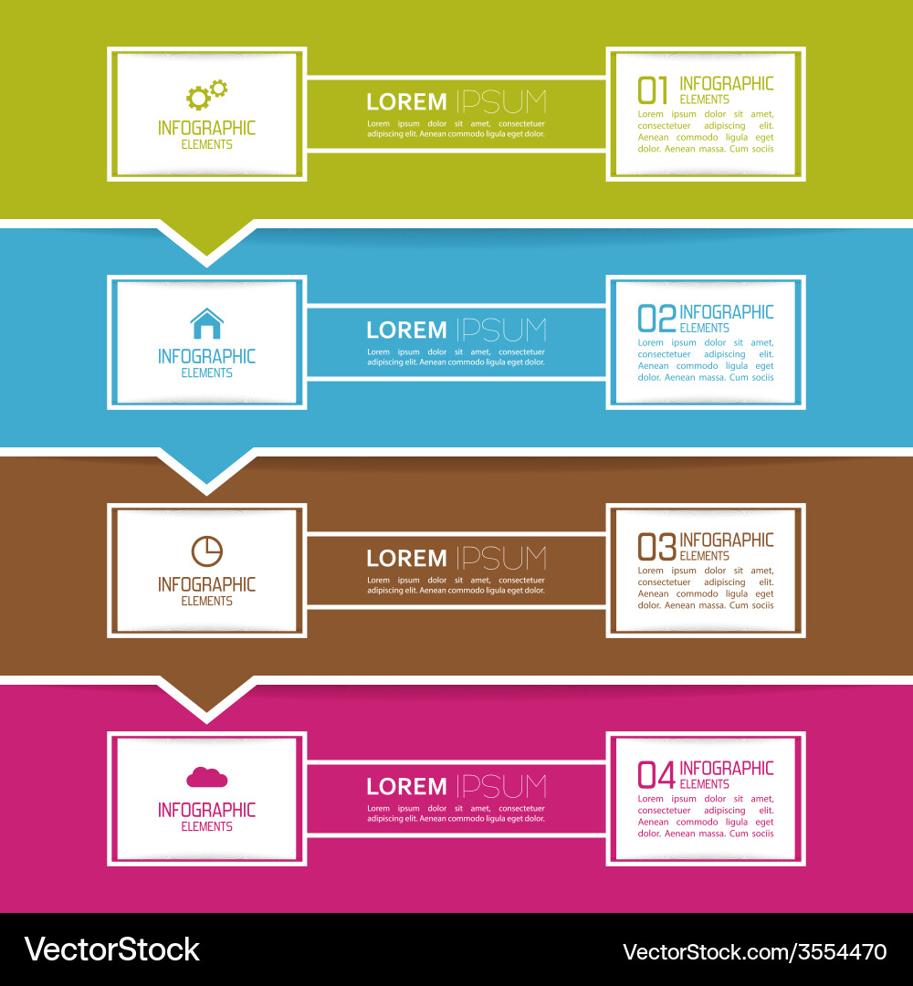 Comparative chart with templates for presentation Vector Image