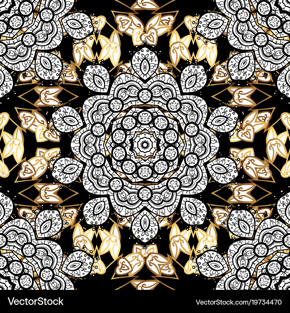 Damask seamless pattern for design Vector Image