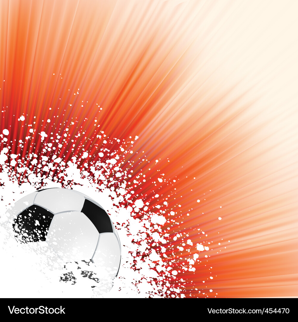 Dynamic Soccer Background Vector Image