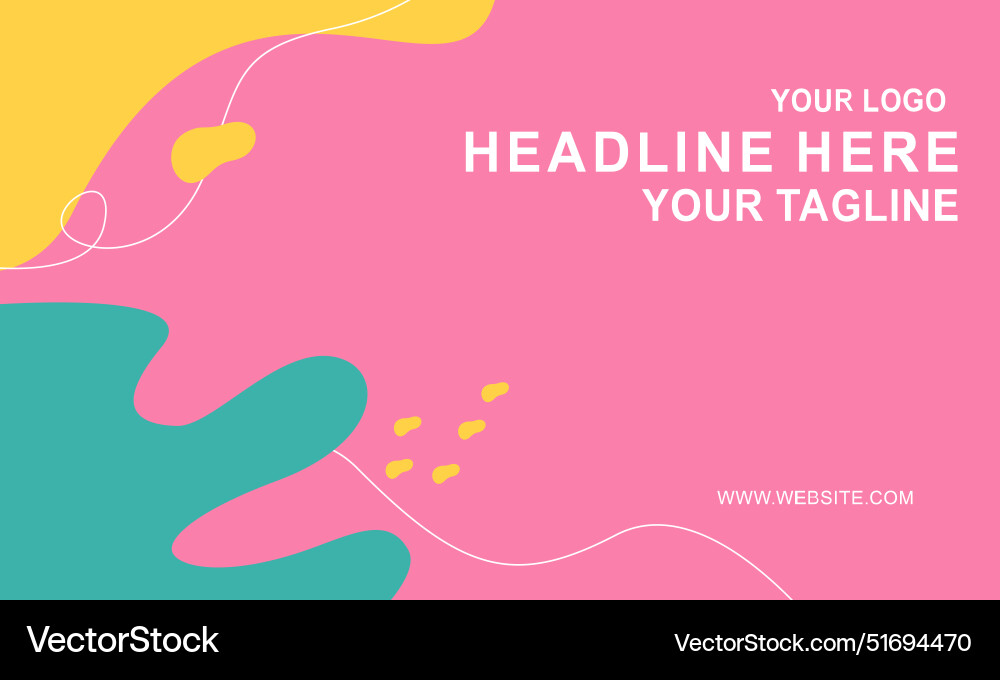 Gradient geometric pattern horizontal banner Gradient geometric pattern horizontal banner Vector Image