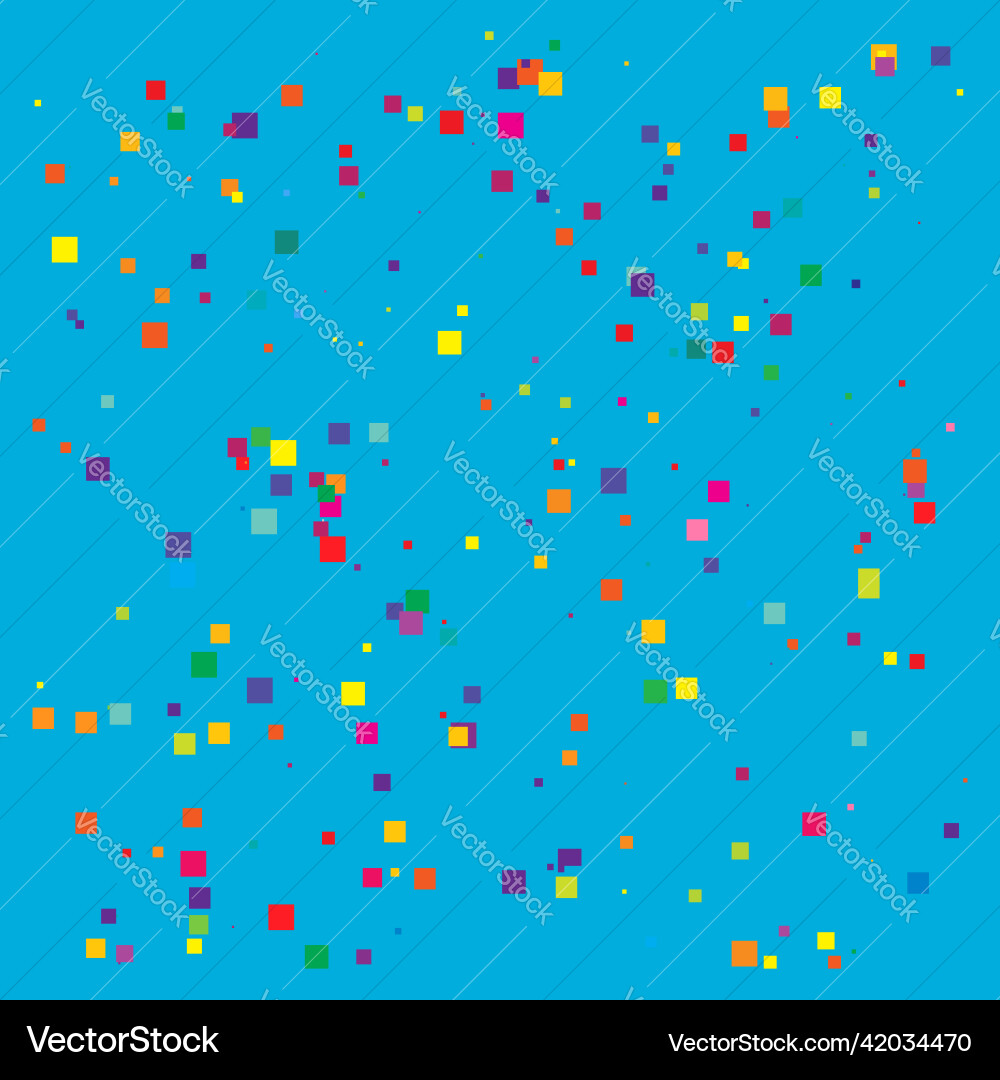 Random scattered squares pattern texture element Random scattered squares pattern texture element vector image