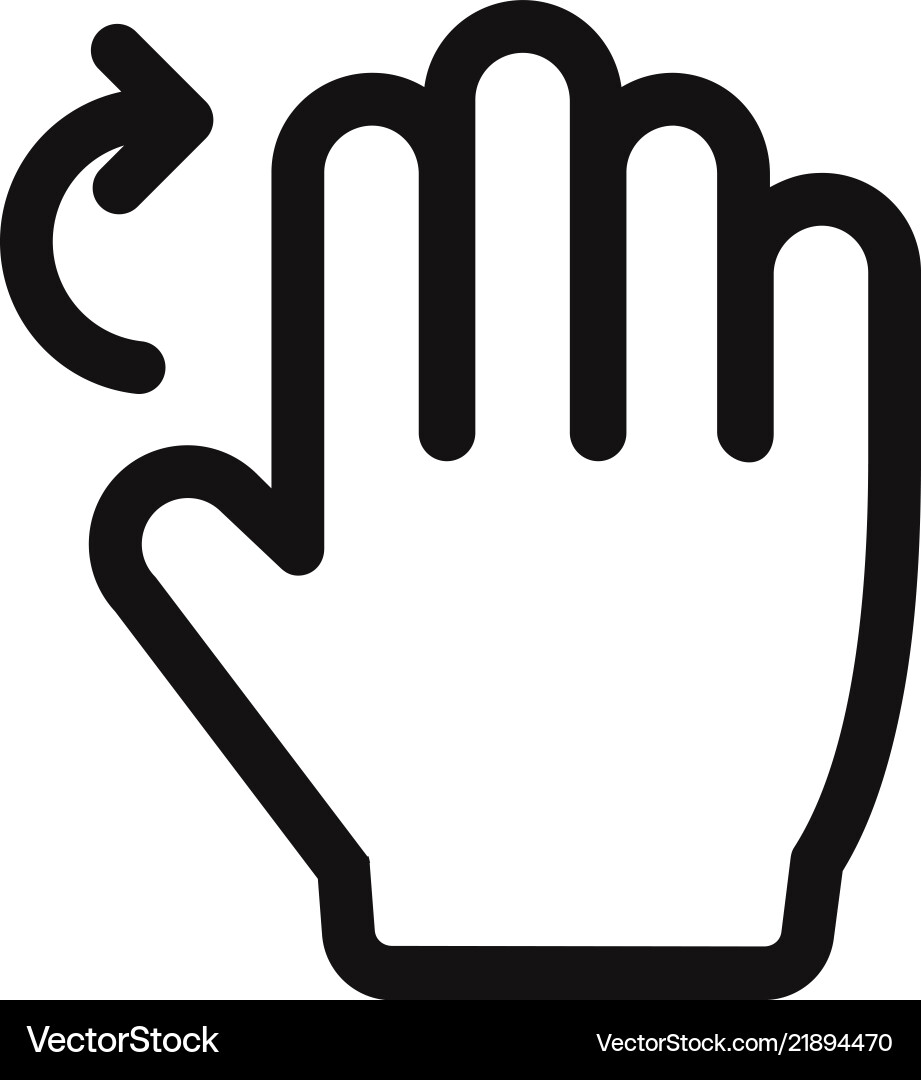 Rotate cursor icon Rotate cursor icon vector image