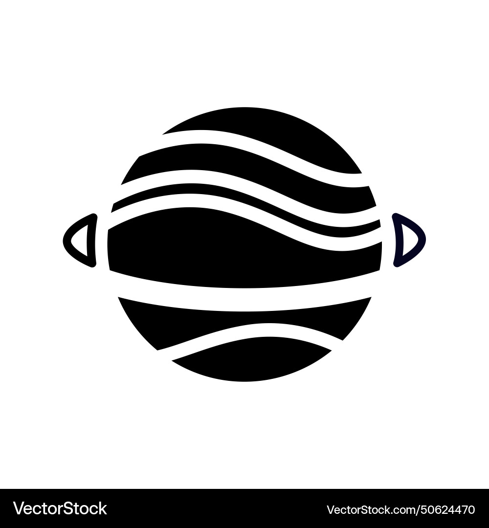 Saturn icon simple element Saturn icon simple element Vector Image