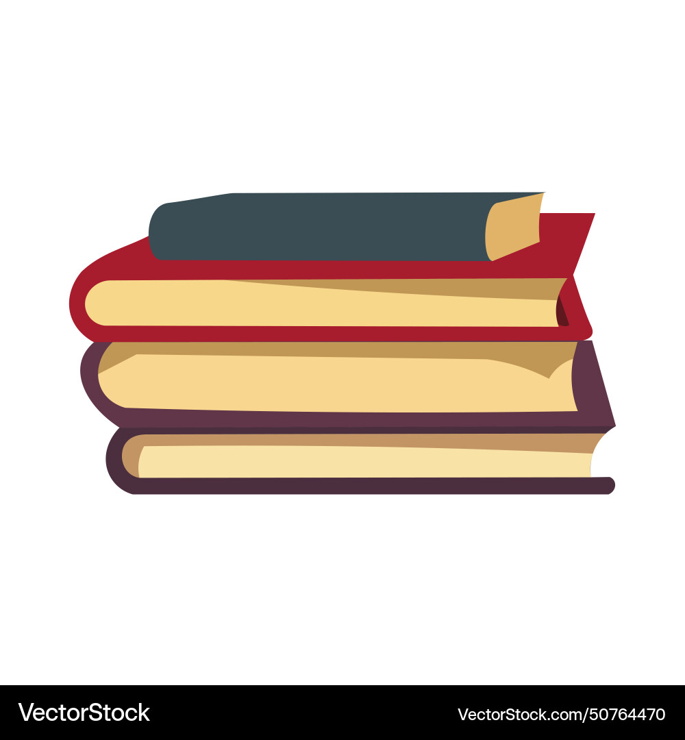 Stack of booksstack books Stack of booksstack books Vector Image