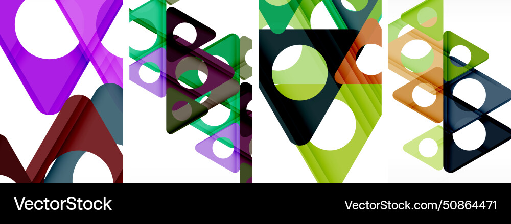 Abstract background set showcasing a dynamic Abstract background set showcasing a dynamic Vector Image