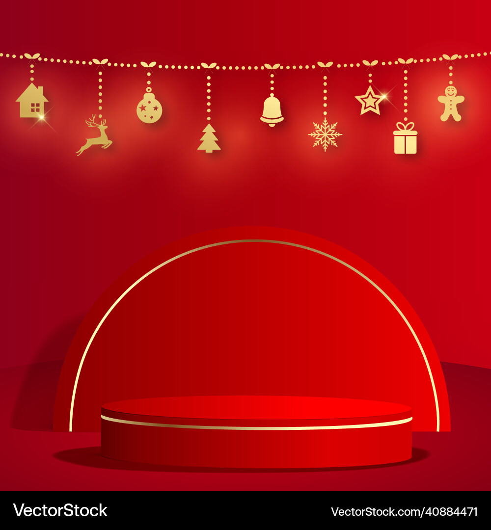 Abstract background with red color geometric 3d Abstract background with red color geometric 3d Vector Image