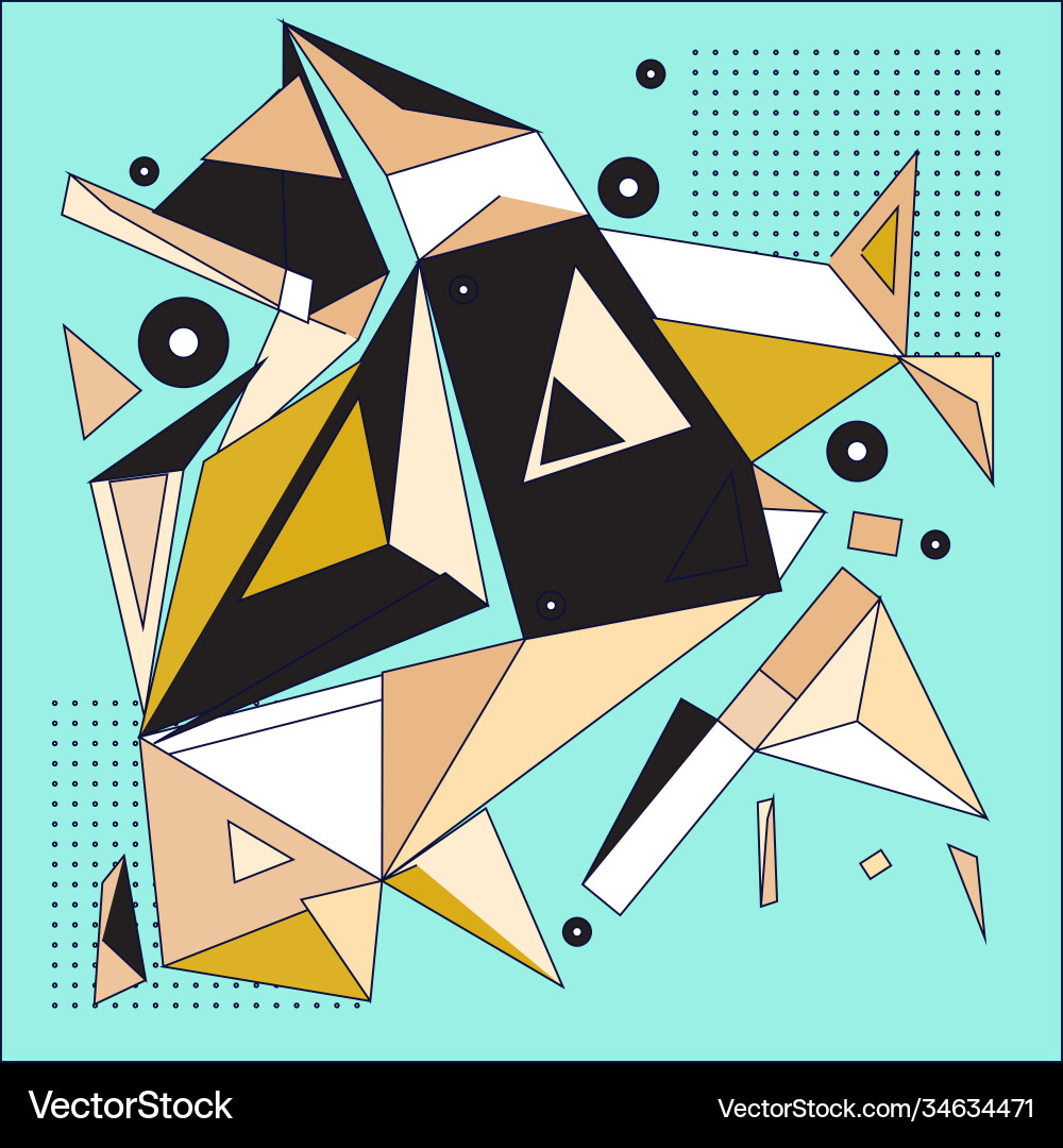 Abstract modern triangles background pattern Abstract modern triangles background pattern vector image