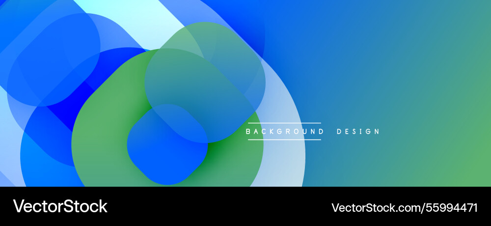 Circular abstract design with overlapping Circular abstract design with overlapping Vector Image