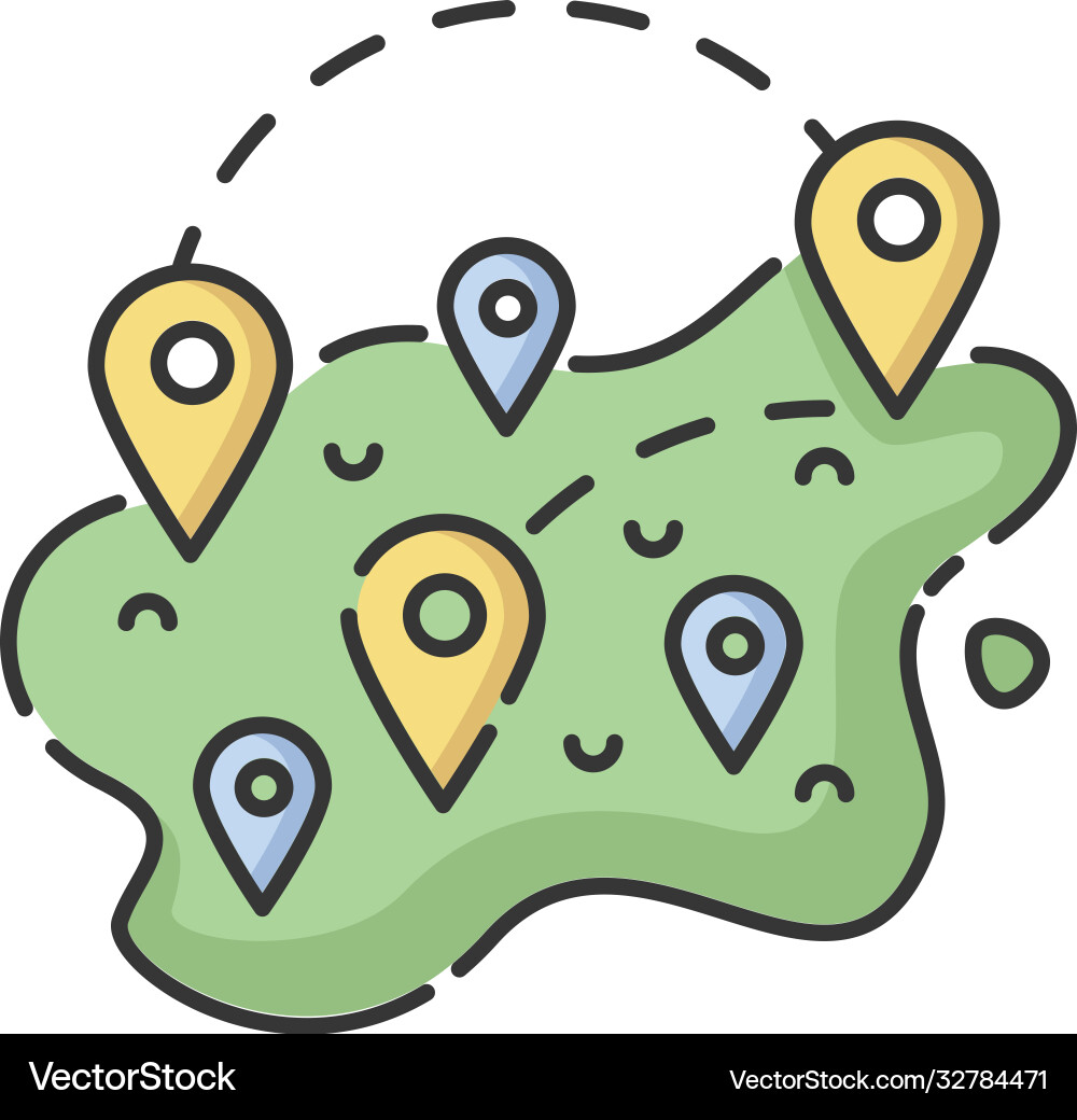 Domestic tourism rgb color icon Domestic tourism rgb color icon vector image