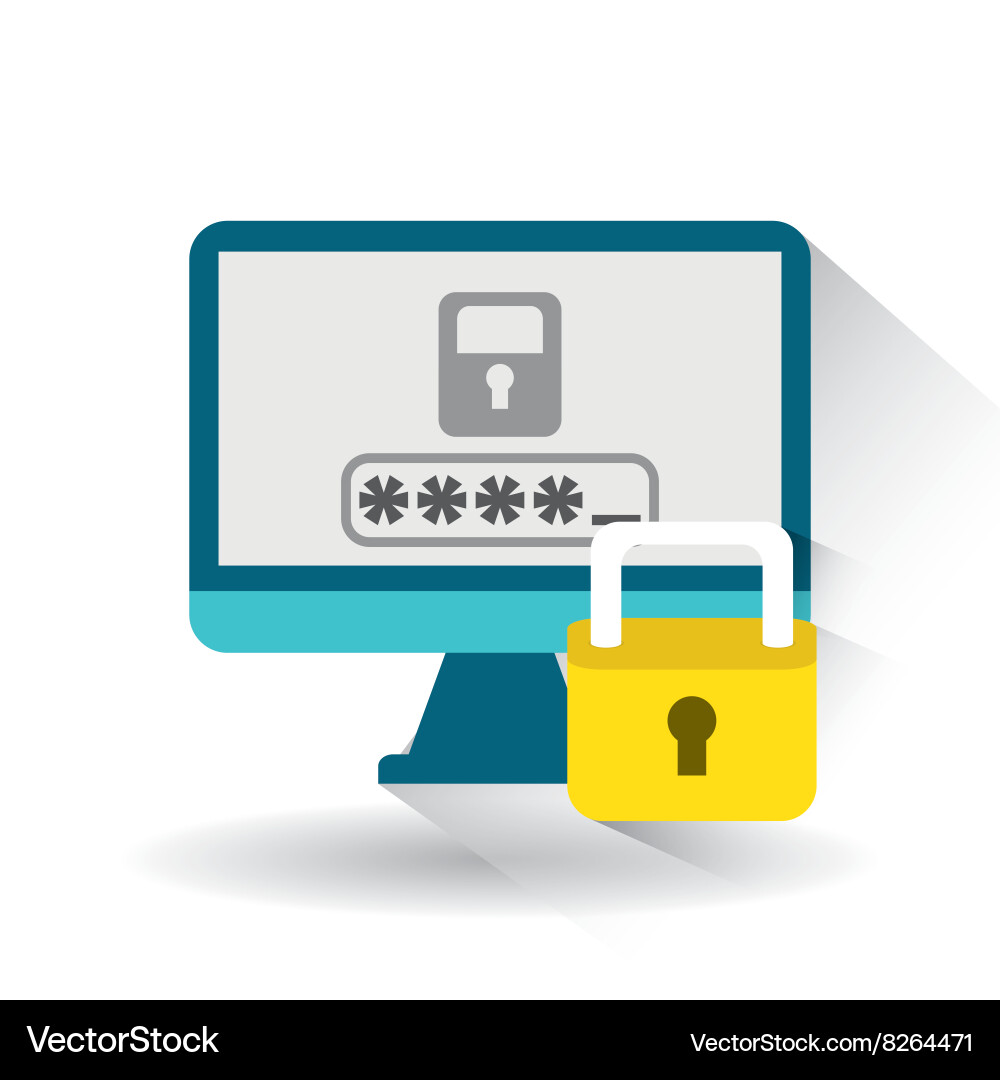 Security system design Vector Image