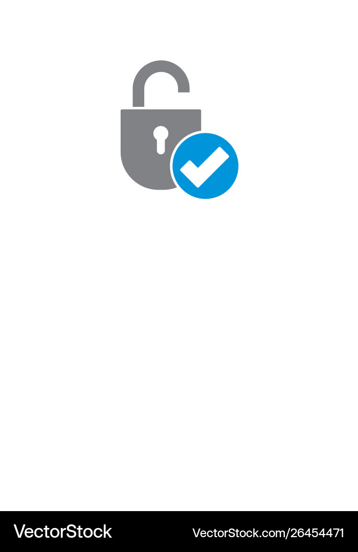 Smart lock icon on background for graphic and web Smart lock icon on background for graphic and web vector image