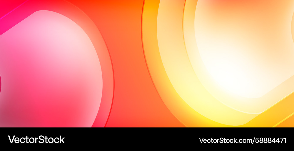 Vibrant Gradient Circular Abstraction Vector Image