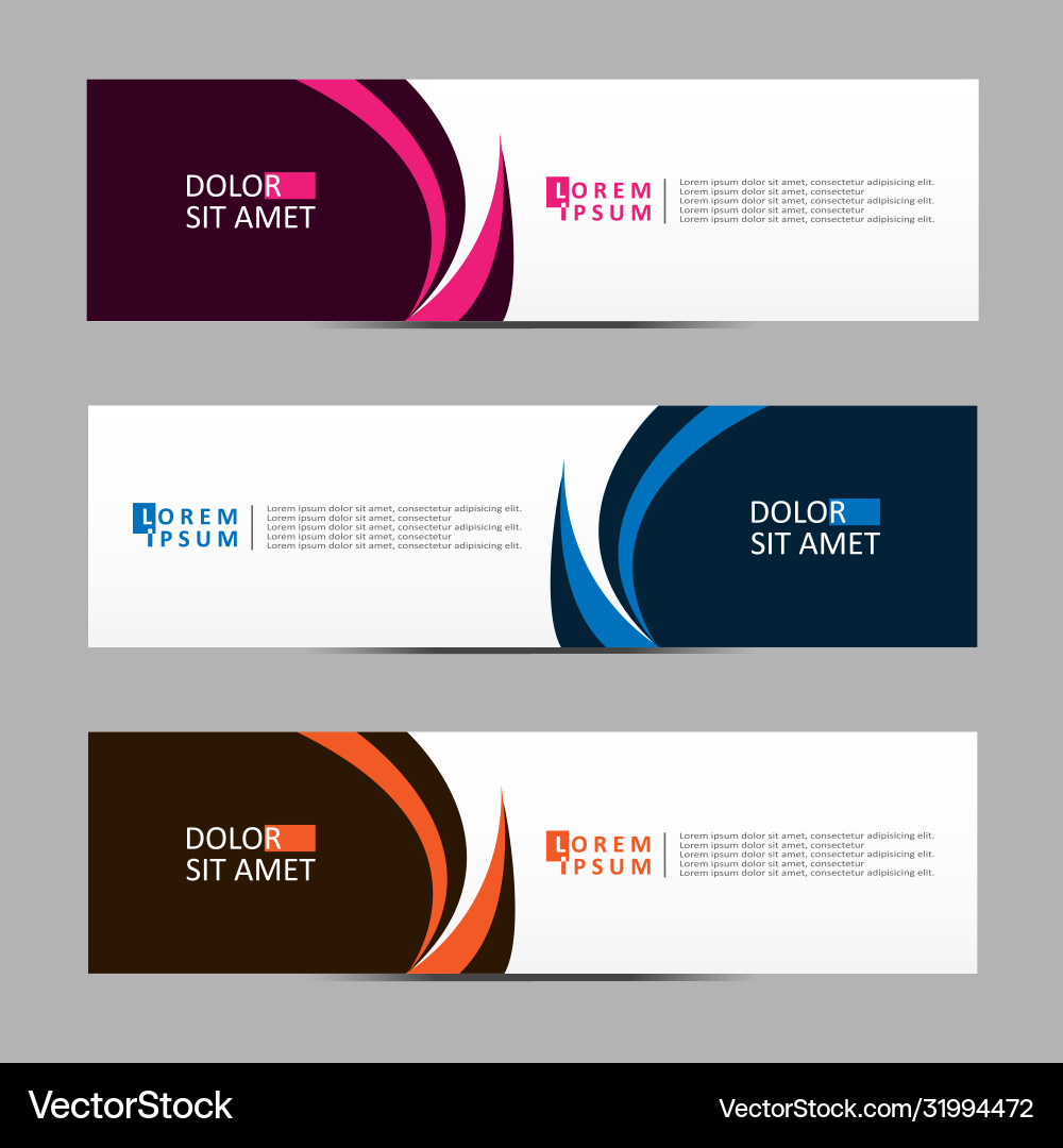 Abstract design banner web template Abstract design banner web template Vector Image
