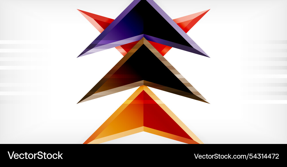 Arrows with 3d effect abstract background Arrows with 3d effect abstract background Vector Image