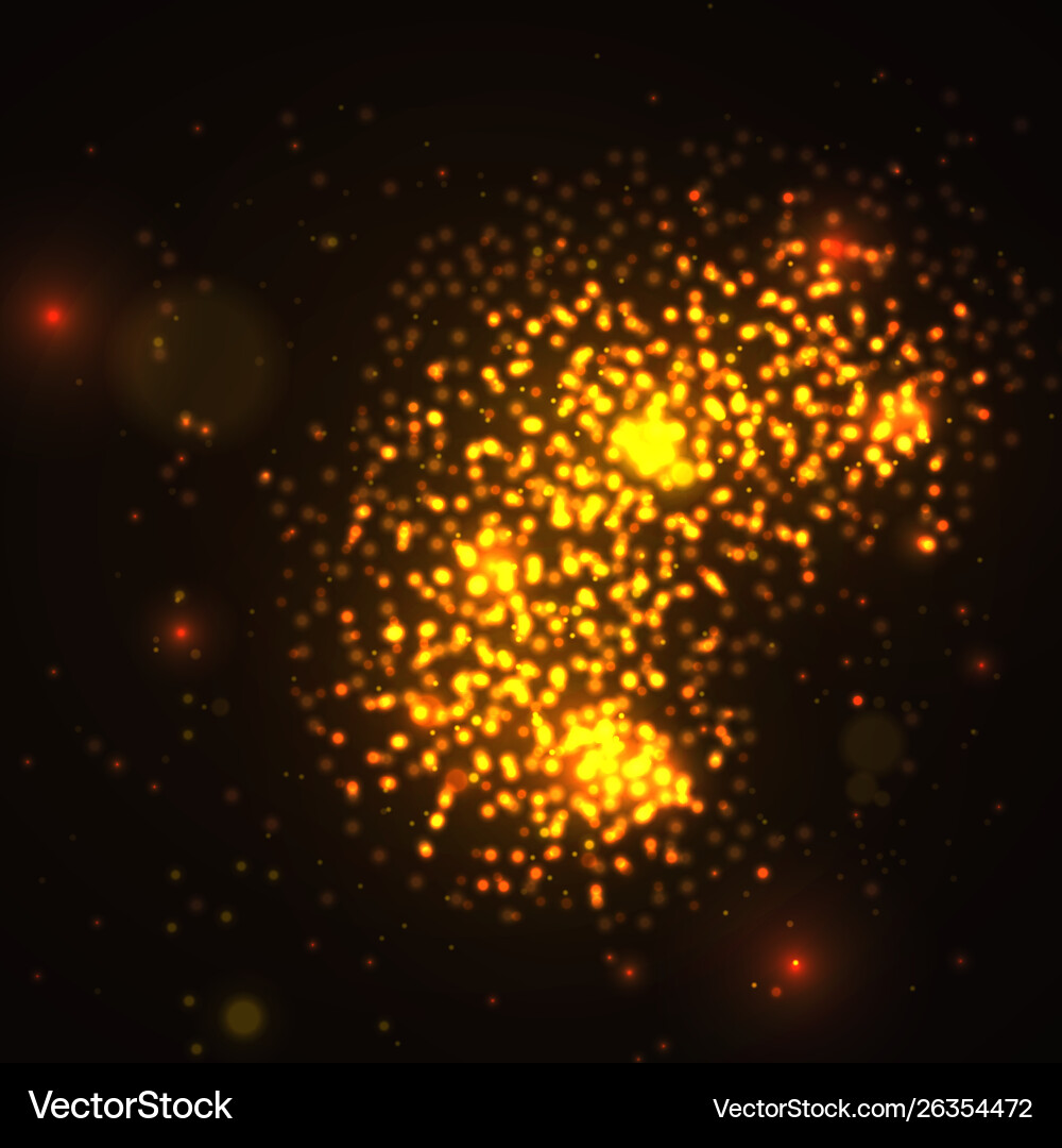 Bokeh lights background vector image