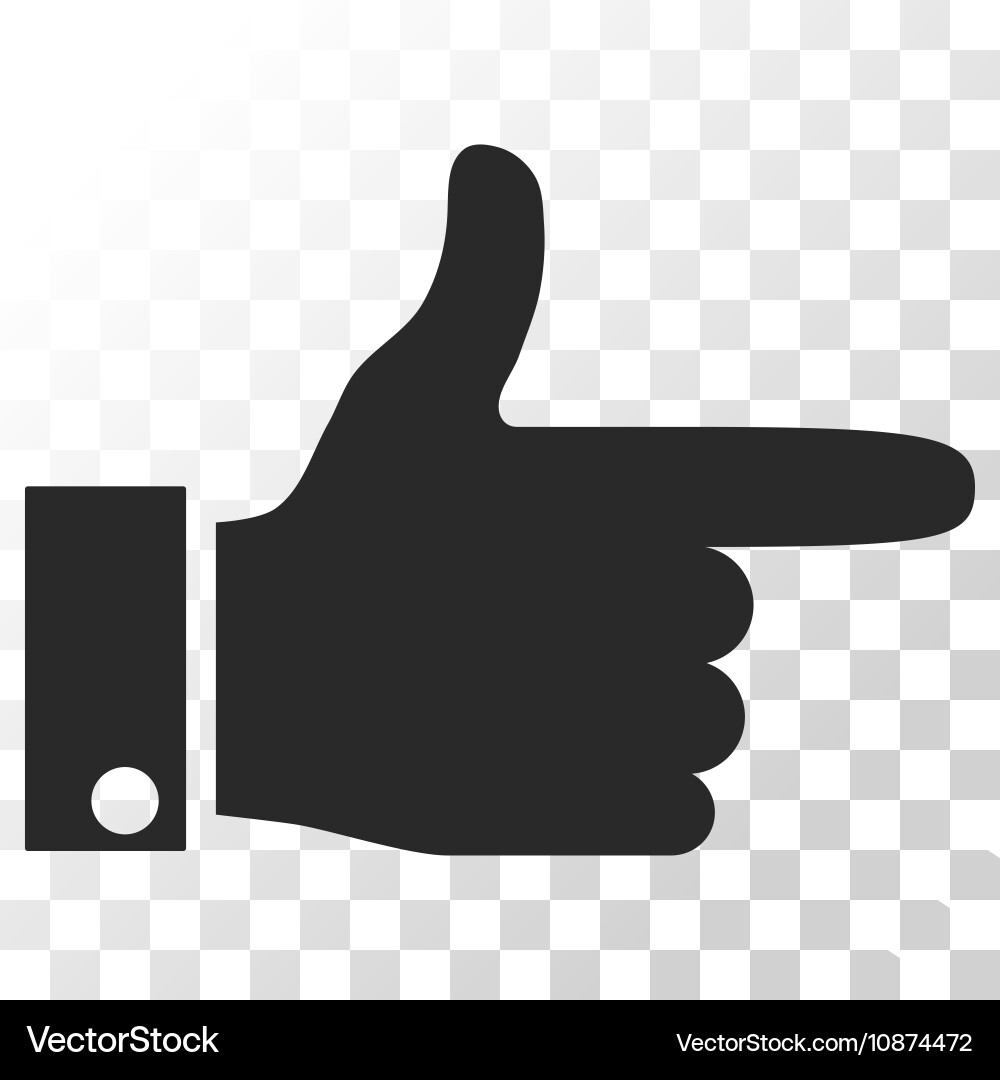 Hand pointer right icon vector image