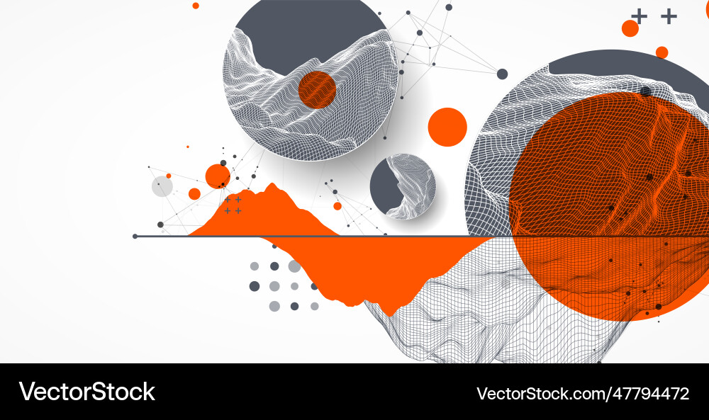 Modern science technology abstract background Modern science technology abstract background vector image