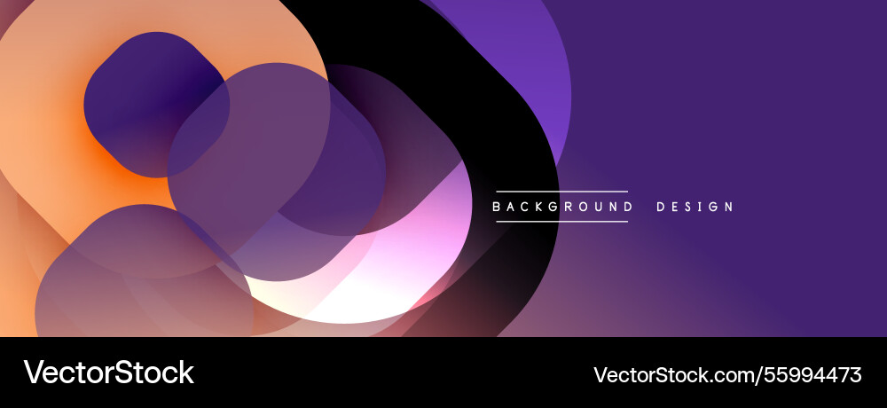 Abstract background with layered translucent Vector Image