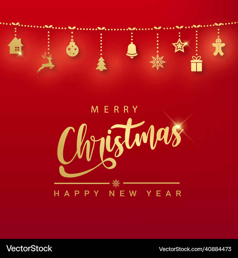 Abstract background with red color geometric 3d vector image