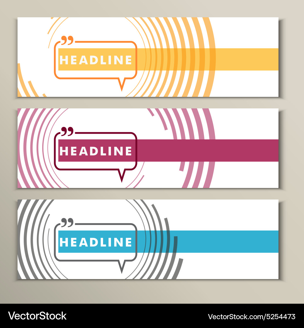 Abstract color lines on a white background vector image