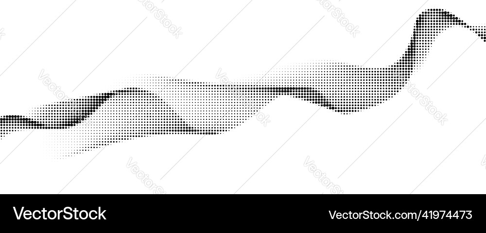Abstract wavy background with halftone pattern Abstract wavy background with halftone pattern vector image