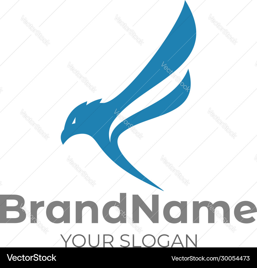 Elegant Eagle Logo Royalty Free Vector Image - VectorStock