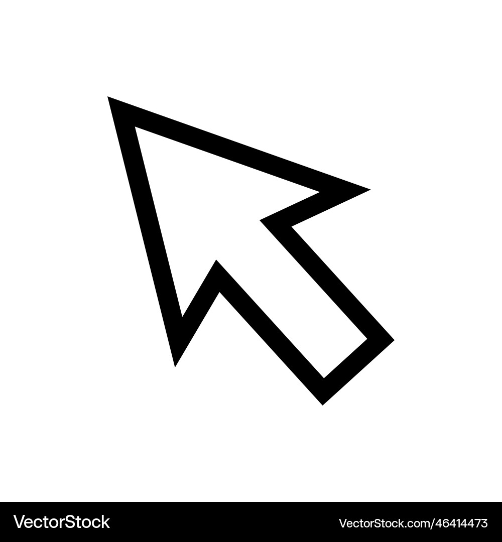 Mouse pointer or cursor click icons Mouse pointer or cursor click icons Vector Image