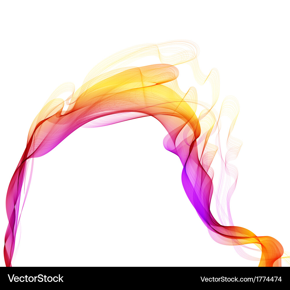 Abstract colorful background with wave vector image