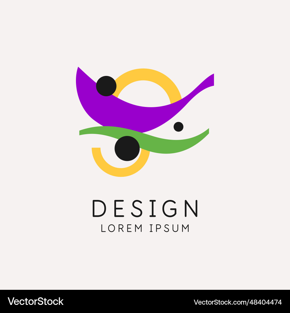 Abstract elements in modern style a template Abstract elements in modern style a template Vector Image