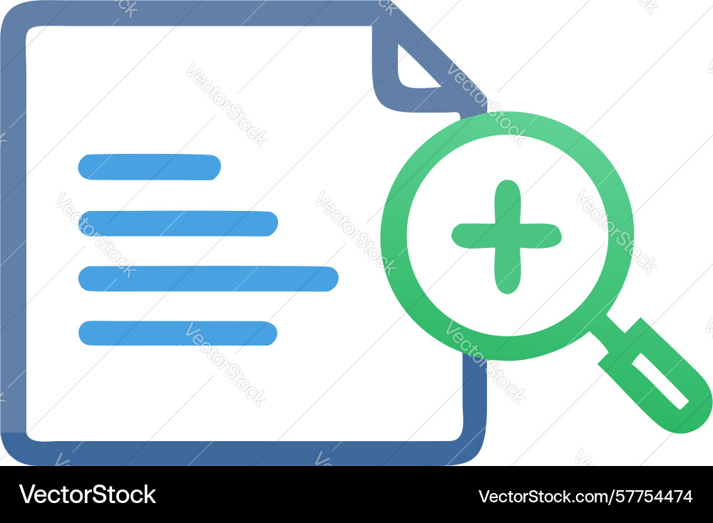 Add new document or create file icon design vector image