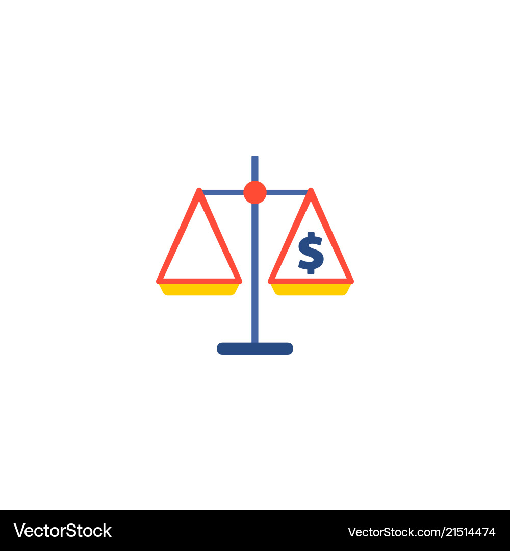 Analyzing icon flat element Vector Image