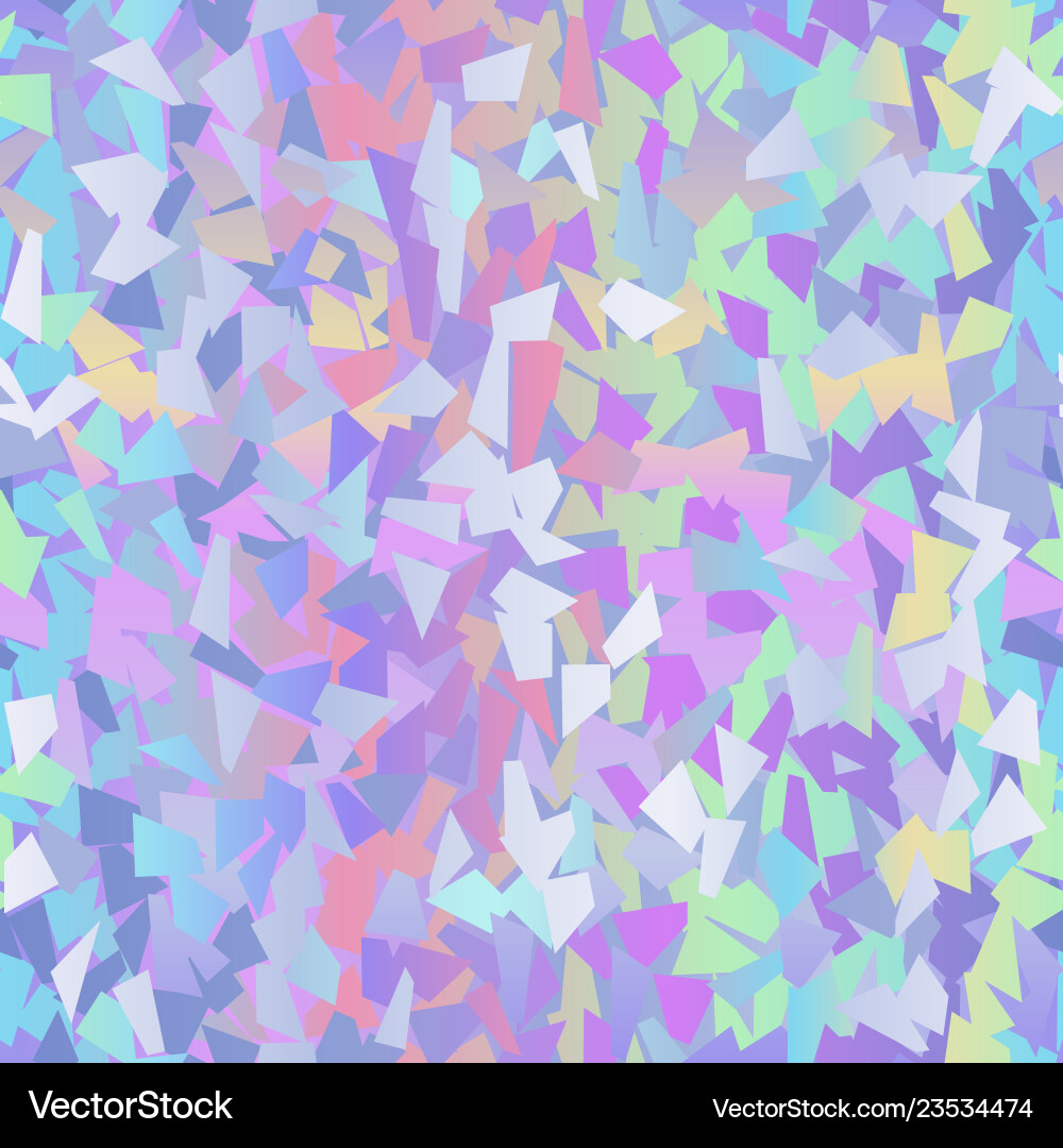 Colorful Confetti Geometric Pattern vector image