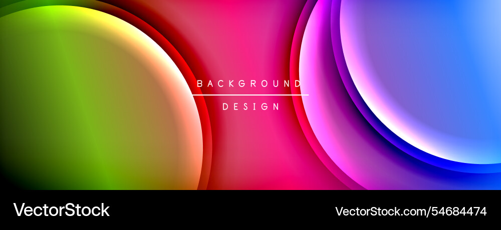 Gradient and shadow wave line geometric background Vector Image