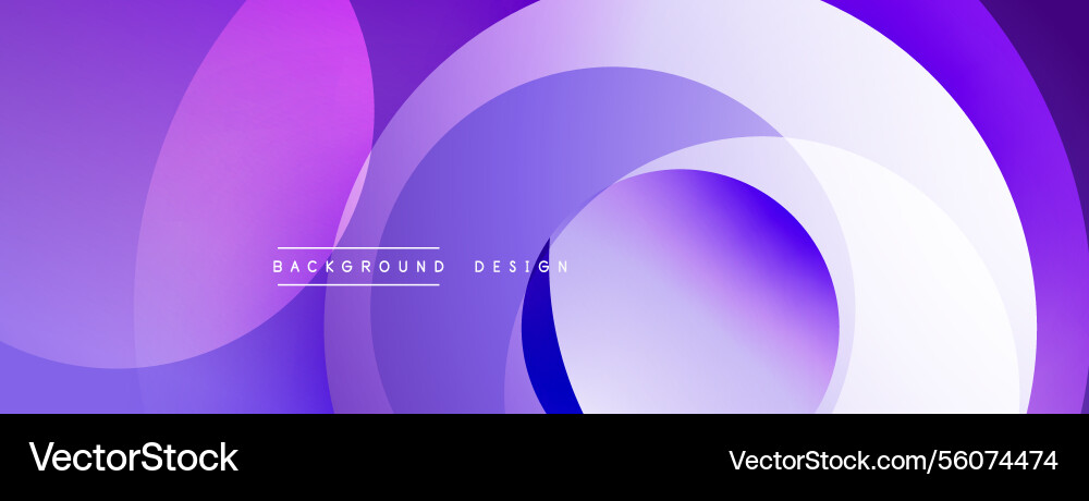 Layered circular shapes in vivid colors form Layered circular shapes in vivid colors form Vector Image