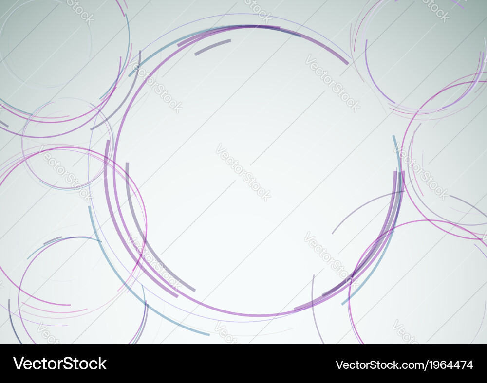 Modern background template with abstract round Vector Image