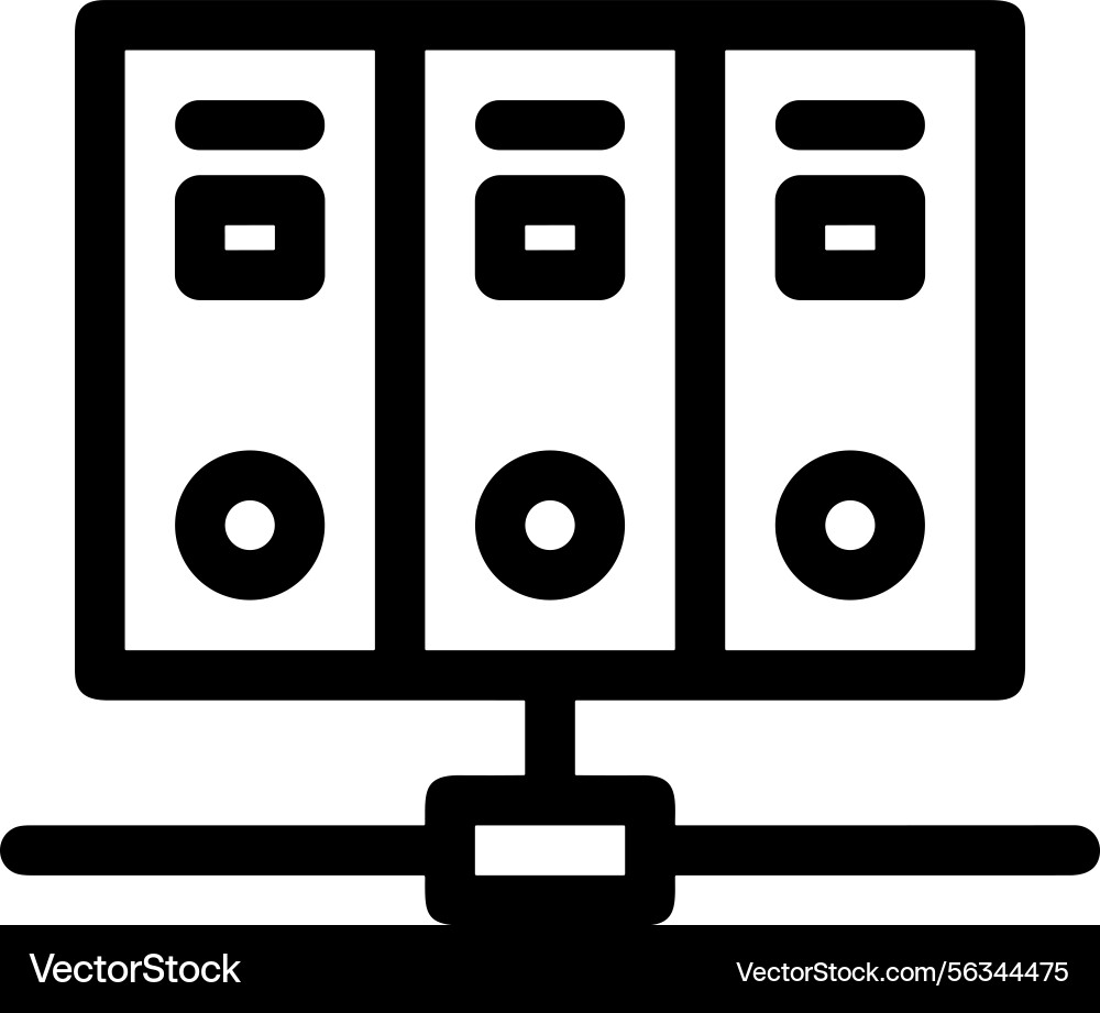 Computer icon symbol image Vector Image