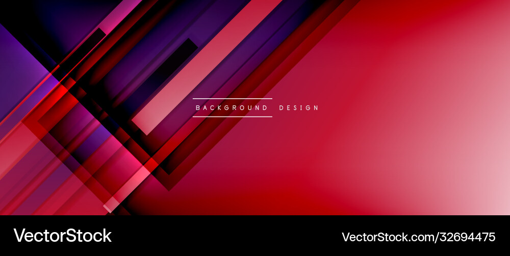 Dynamic lines on fluid color gradient trendy Vector Image