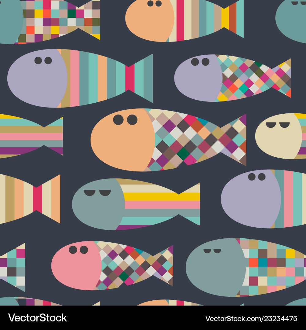 Seamless pattern with decorative abstract Seamless pattern with decorative abstract vector image