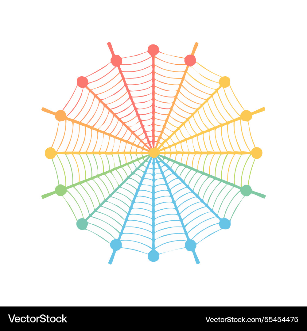 Simple color web Vector Image