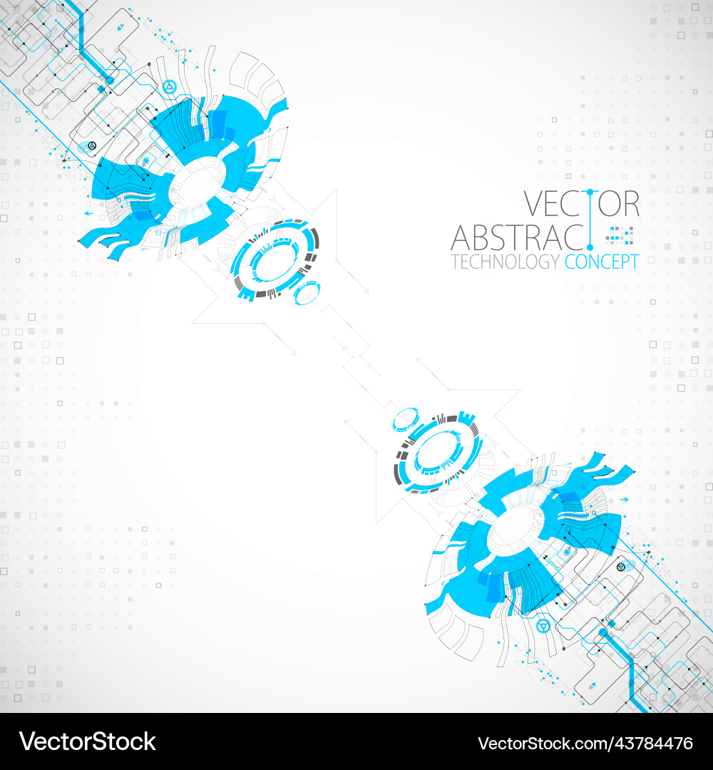 Abstract technology concept high computer color Abstract technology concept high computer color Vector Image
