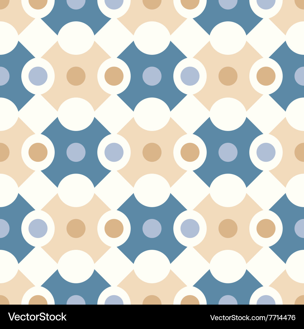 Abstraction of circles and squares Vector Image