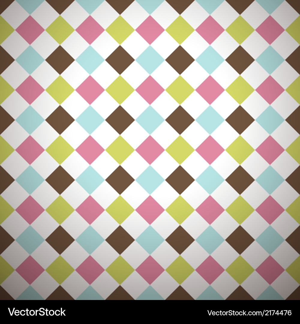 Geometric Square Pattern vector image