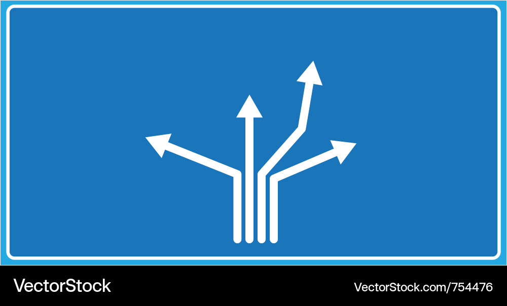 Navigation boards Vector Image