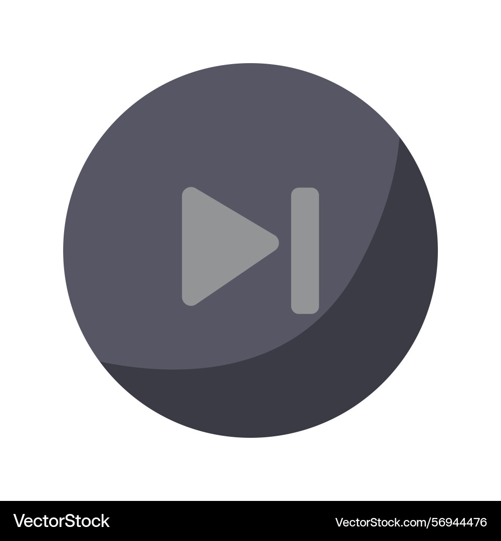 Next skip button icon track video Next skip button icon track video vector image