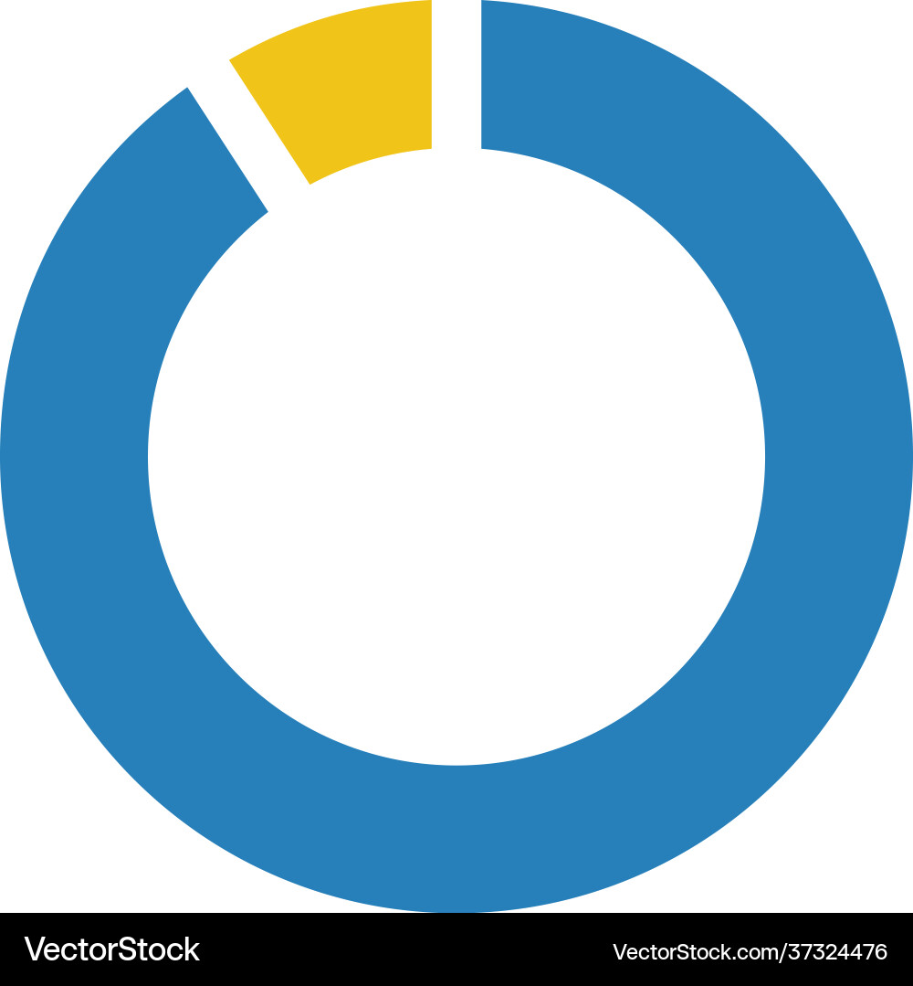Pie chart icon graph diagram symbol for big data Pie chart icon graph diagram symbol for big data vector image