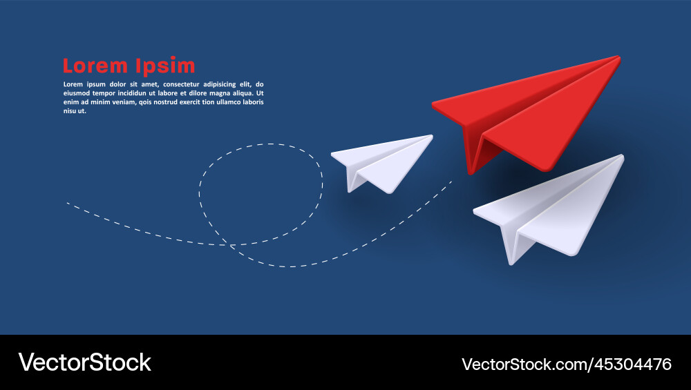 Red paper plane symbol message sending with white Red paper plane symbol message sending with white vector image